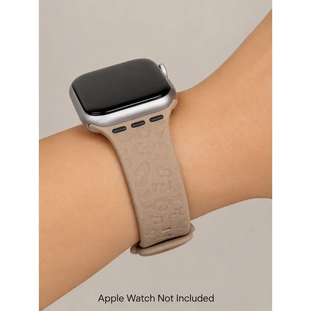 Beige Clay Brown Rock Pattern fits Apple Watch S/M 38/40/41  4,5,6,7,8,9 SE